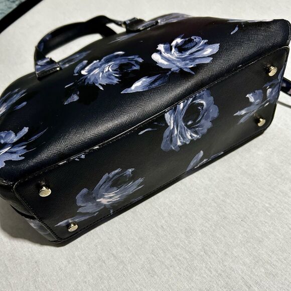 Kate Spade New York Satchel in Black Cameron Street Night Rose - Picture 4 of 7